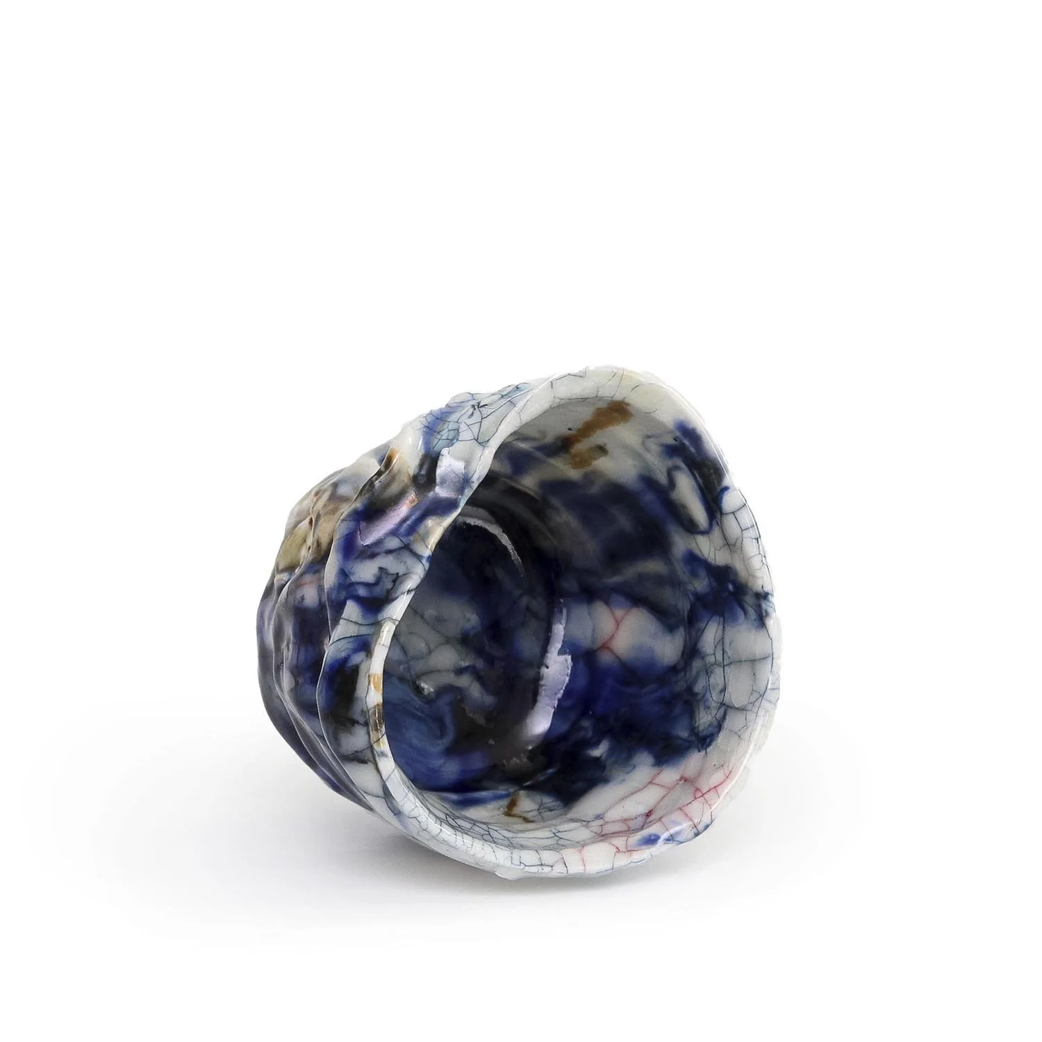 Koudai Ujiie - Yunomi with Red Lacquer and Signed Box (INV# NP3771